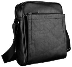 David Jones 686601 fekete férfi oldaltáska, válltáska 22 x 23 x 9 cm (49183)