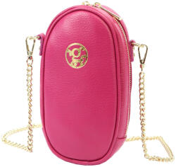 GREGORIO 1734 magenta női bőr mobiltartó partytáska, válltáska 12 x 20 x 6 cm (53860)