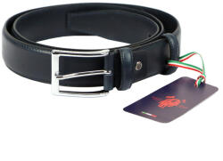  Harvey Miller 035/1 navy férfi marhabőr öv 3.5 cm (39622)