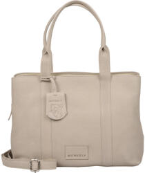  Burkely Soft Skylar törtfehér női bőr válltáska, laptoptáska 13, 3 (1000331-85-12)