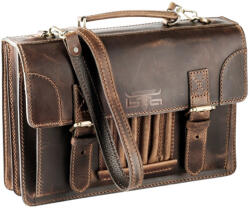  Blázek & Anni sarokdíszes pull-up férfi bőr aktatáska 38, 5 x 25, 5 cm (BA-9907-PO)