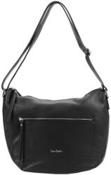 Pierre Cardin 55039 TSC fekete női bőr válltáska 39 x 30 x 12 cm (43484)