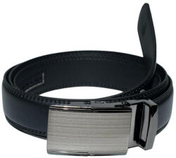  Fekete automata férfi bőr öv, 110 cm (FO-585-F)