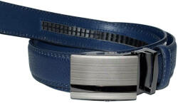  Sötétkék színű automata férfi bőr öv, 120 cm (FO-430-SK-1)