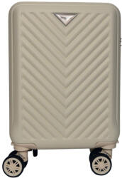 Leonardo Da Vinci bézs színű, keményfalú kabinbőrönd 40 cm (LDV-0419-BEZS)