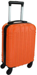 Leonardo Da Vinci narancssárga színű, keményfalú kabinbőrönd 40 cm (LDV-3076-ORANGE)