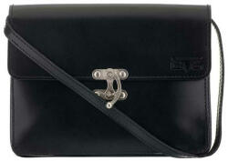  Blázek & Anni lengőzáras fekete női bőr válltáska 27 x 20 cm (BA-2718-AM-F)