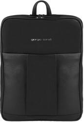 Giorgio Carelli férfi, fekete bőr hátizsák (338920-002)