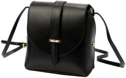 GREGORIO 1717 fekete női bőr válltáska 16 x 18 x 9 cm (51666)