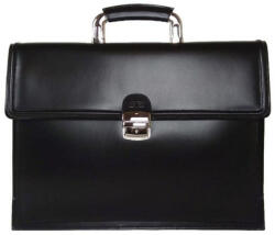  Blázek & Anni egyrekeszes, zsebes, merevfogós bőr aktatáska 39, 5 x 29, 5 cm (BA-986-H-F)
