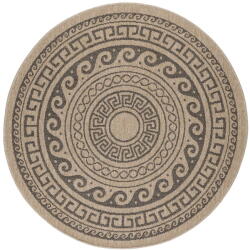 Ayyildiz Covor de exterior negru/bej rotund ø 160 cm Comilla - Ayyildiz Carpets Covor