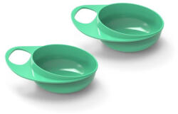 Nuvita EasyEating tál 2Darab - cool green - 8431