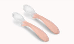 Nuvita 2Darab-os szilikon kanál szett - English Rose - 8480
