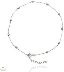 Újvilág Kollekció Fehér arany bokalánc 26 cm - 249-FA01-DIACAVF