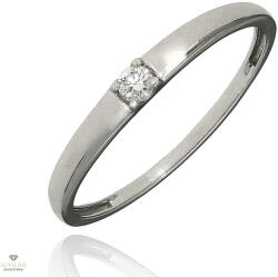 Újvilág Kollekció Fehér arany gyűrű 56-os méret - B54559