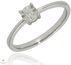 Újvilág Kollekció Fehér arany gyűrű 53-as méret - B48173_3I