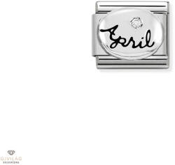 NOMINATION "Születéskő Április" charm - 330505-04