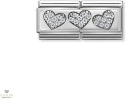 NOMINATION "3 szív" dupla charm - 330732-02