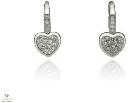 Újvilág Kollekció Ezüst szív fülbevaló - 02108-86