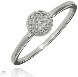 Újvilág Kollekció Fehér arany gyűrű 53-as méret - B54573