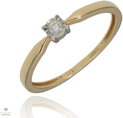 Újvilág Kollekció Arany gyűrű 52-es méret - RR662Y12-52