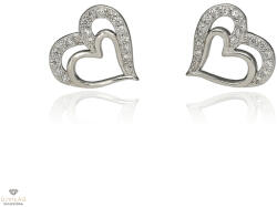 Újvilág Kollekció Ezüst szív fülbevaló - 02107-210