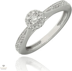 Újvilág Kollekció Fehér arany gyűrű 54-es méret - M917-54