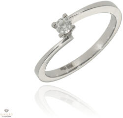 Újvilág Kollekció Fehér arany gyűrű 54-es méret - 00683-1