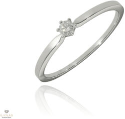 Újvilág Kollekció Fehér arany gyűrű 60-as méret - B49095