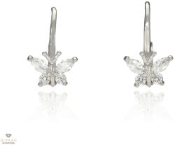Újvilág Kollekció Ezüst pillangó fülbevaló - 02108-7