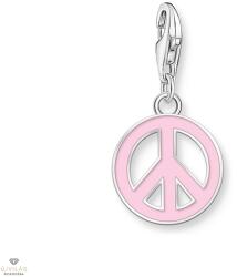 Thomas Sabo Charm Club rózsaszín békejel charm - 2207-007-9