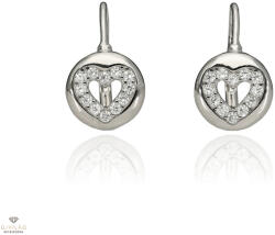 Újvilág Kollekció Ezüst szív fülbevaló - 02108-72