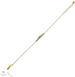 Újvilág Kollekció Arany karlánc 17 cm - A07SF118vbogyós