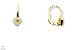 Újvilág Kollekció Arany gyerek szív fülbevaló - UZ-EG0251-01