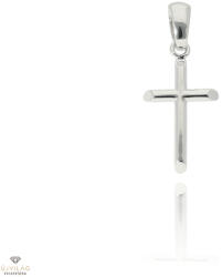Újvilág Kollekció Fehér arany kereszt medál - K0416F