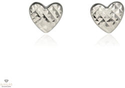 Újvilág Kollekció Ezüst szív fülbevaló - 02107-184