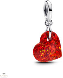 Pandora Opálfényű vörös szív függő charm - 793348C01