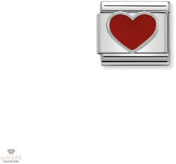 NOMINATION "Piros szív" charm - 330202-17