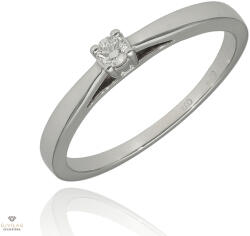 Újvilág Kollekció Fehér arany gyűrű 54-es méret - B49074