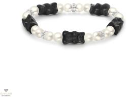 THOMAS SABO x HARIBO fekete gumimaci gyöngy karkötő 19 cm - A2170-052-11-L19