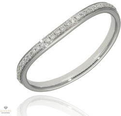 Gyűrű Frank Trautz fehér arany gyűrű 54-es méret - 1-06778-52-0089/54