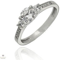 Újvilág Kollekció Fehér arany gyűrű 55-ös méret - P2158F-55