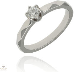 Újvilág Kollekció Fehér arany gyűrű 52-es méret - B42224_3I