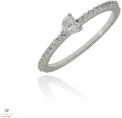 Újvilág Kollekció Fehér arany gyűrű 52-es méret - B51660