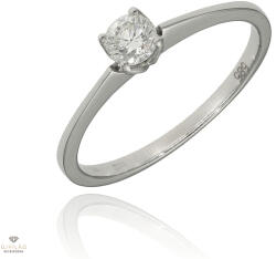 Újvilág Kollekció Fehér arany gyűrű 53-as méret - B40751