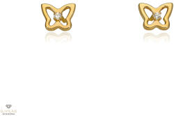 Újvilág Kollekció Arany gyerek pillangó fülbevaló - 14-155471-16ZIR