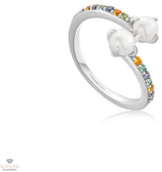 Ania Haie ezüst állítható méretű gyűrű 50-58 között - R054-03H