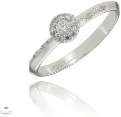 Újvilág Kollekció Fehér arany gyűrű 50-es méret - P1910F-50