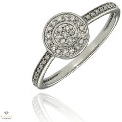 Újvilág Kollekció Fehér arany gyűrű 53-as méret - JR11347W13-53