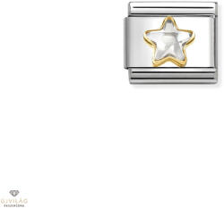 NOMINATION "Fehér csillag" charm - 030614-010